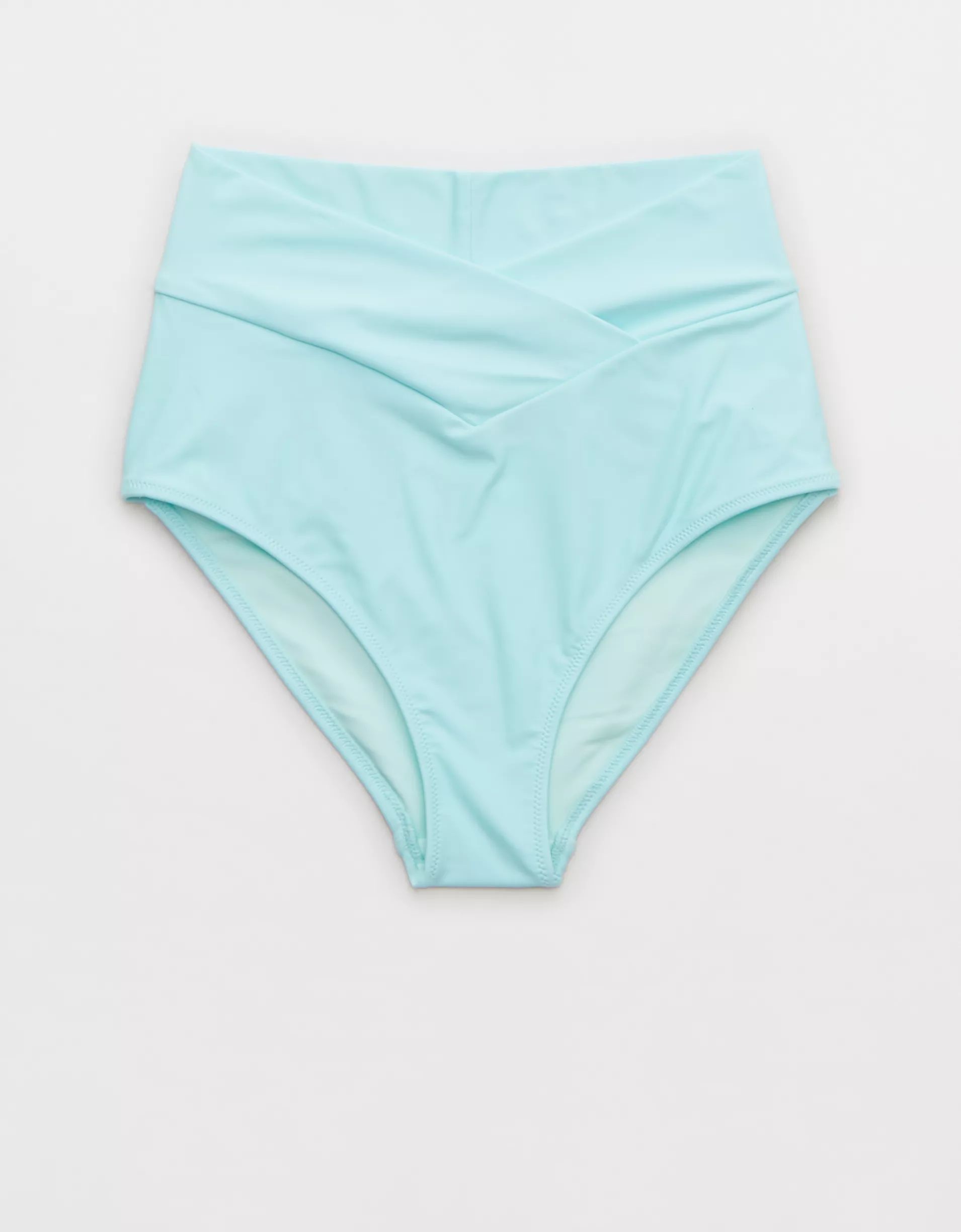 Aerie Crossover High Waisted Bikini Bottom | Aerie