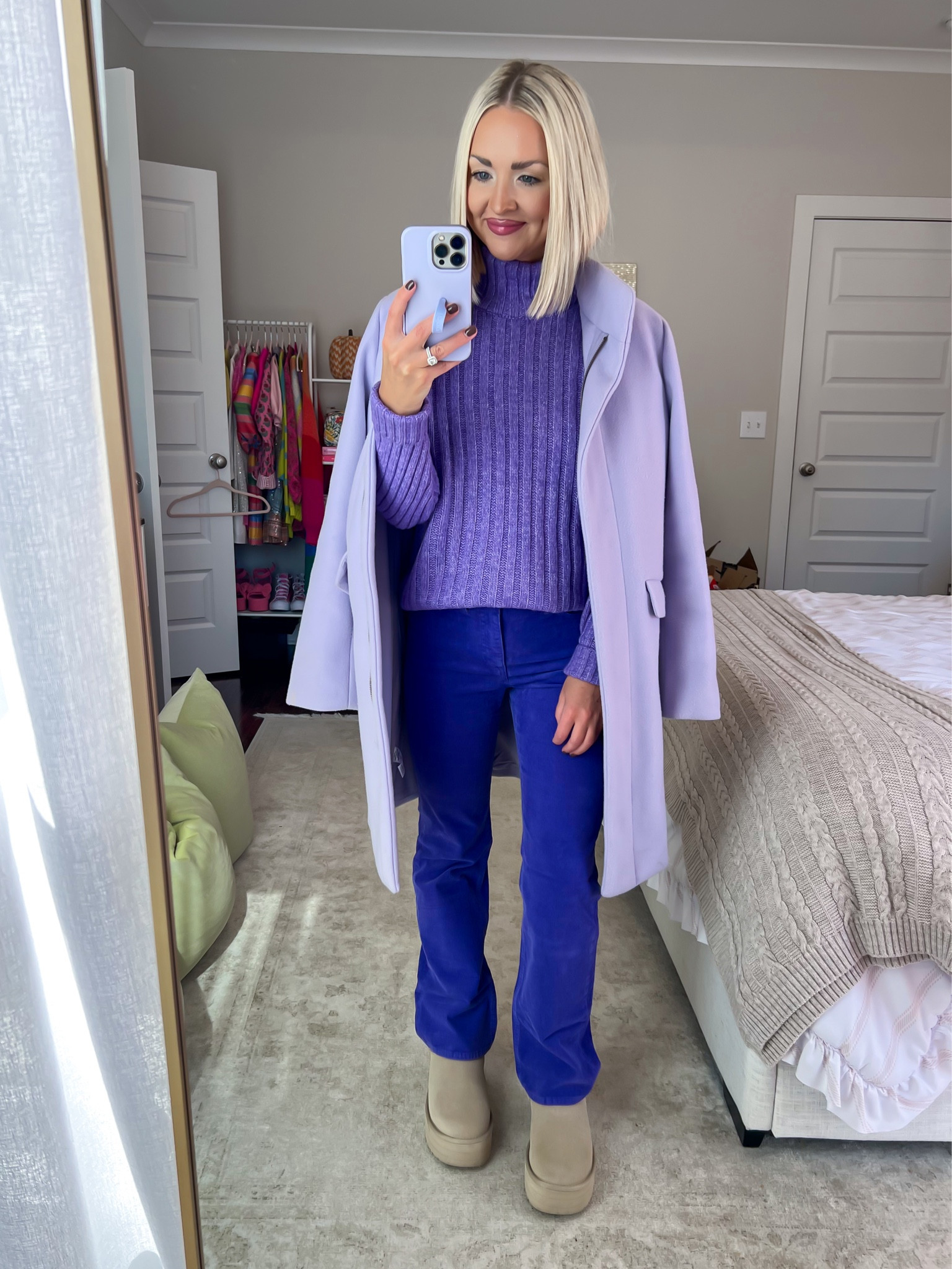 Monochromatic outfit / all purple outfit / colorful fall outfit / corduroy pants / purple corduroy pants (size 24) / Pinterest outfit inspo 

#LTKHoliday #LTKstyletip #LTKSeasonal