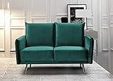 US Pride Furniture Love Seats, Loveseat, Green | Amazon (US)