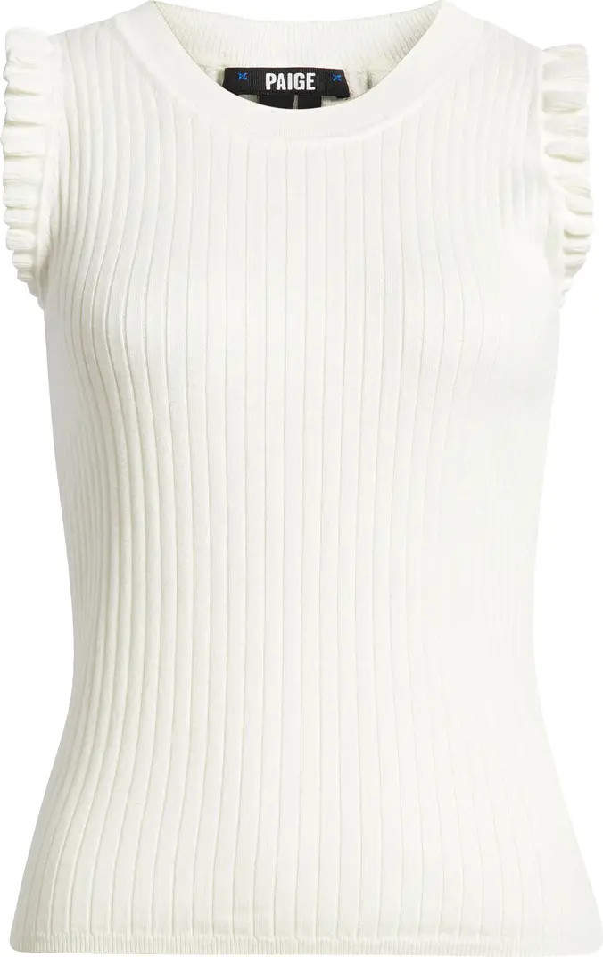 Somi Sleeveless Cotton Blend Sweater | Nordstrom
