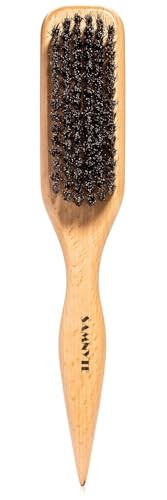 Slick Back Hair Brush - Boar Bristle Hair Brush for Women & Men Thin to Medium Hair Styling- Smoothing Flyaways, Baby Hair and Sleeks Ponytails/Buns | Amazon (US)