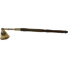 vrinda Brass Snuffer with Wooden Handle 12" | Amazon (US)