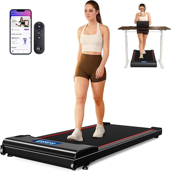 NeoSilent Walking Pad Treadmill Under Desk for Home with BLDC Core and Extra-Large Belt, App and ... | Amazon (US)