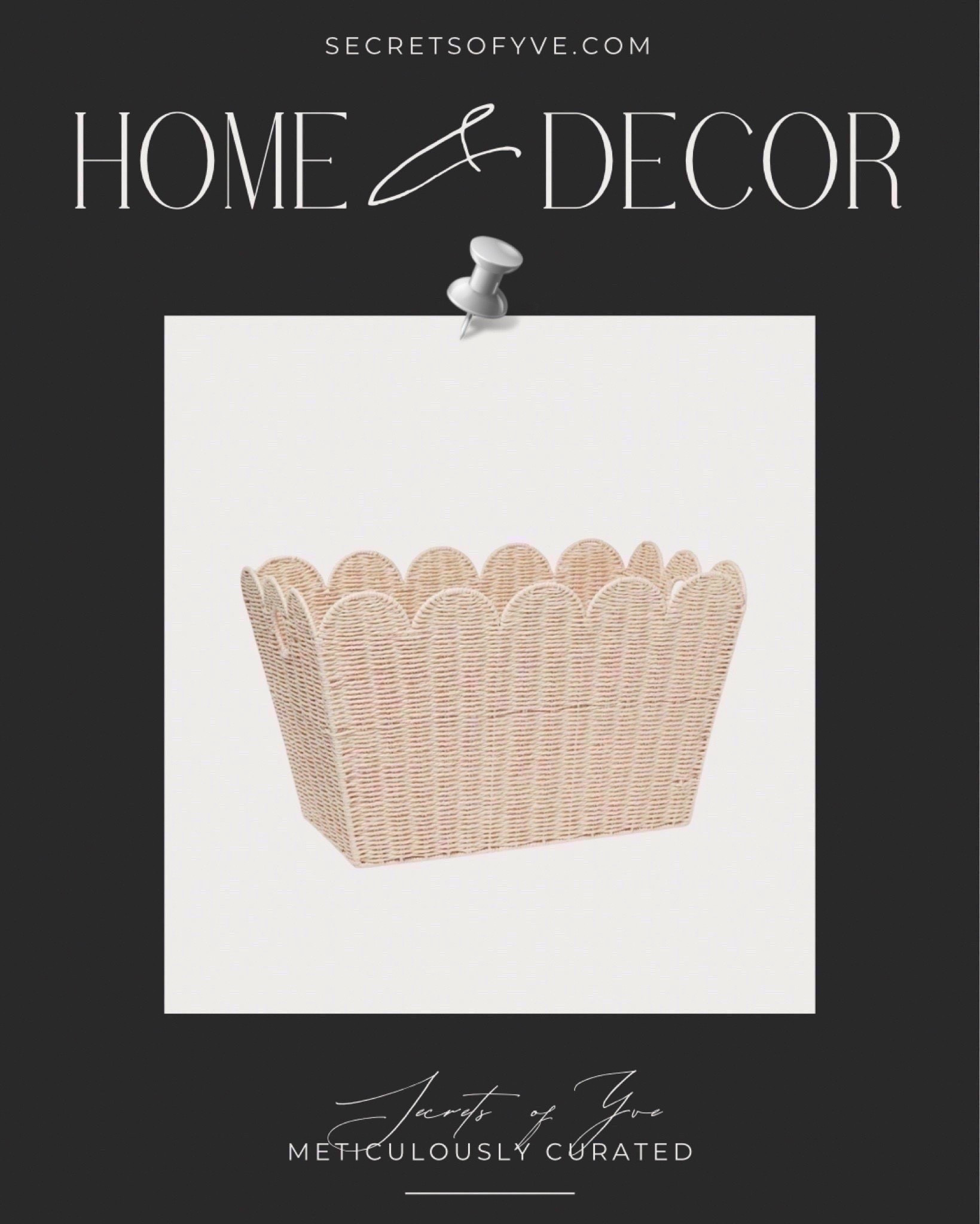 Secretsofyve: this scallop basket is so pretty! Use it in the living room, bedroom, office, playroom or nursery! Go further and use it as a gift basket filled with functional gifts. @target
#Secretsofyve #ltkgiftguide
Always humbled & thankful to have you here.. 
CEO: PATESI Global & PATESIfoundation.org
@secretsofyve : where beautiful meets practical, comfy meets style, affordable meets glam with a splash of splurge every now and then. I do LOVE a good sale and combining codes! #ltksalealert #ltku #ltkplussize #ltkmidsize #ltkover40 #ltkpetite #ltktall #ltkkids #ltkmomlife secretsofyve

#LTKSeasonal #LTKHome #LTKBaby