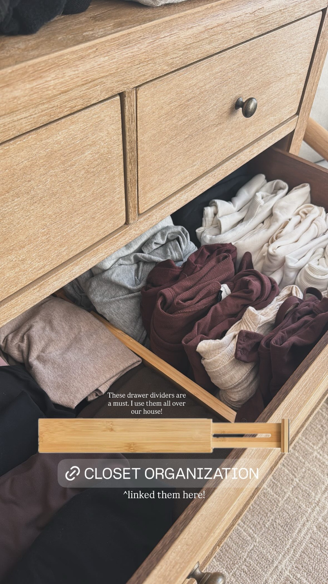 These Amazon drawer dividers transformed my dresser & made organization so much easier! 

 

#LTKdayinmylife #LTKmomlife #LTKHome