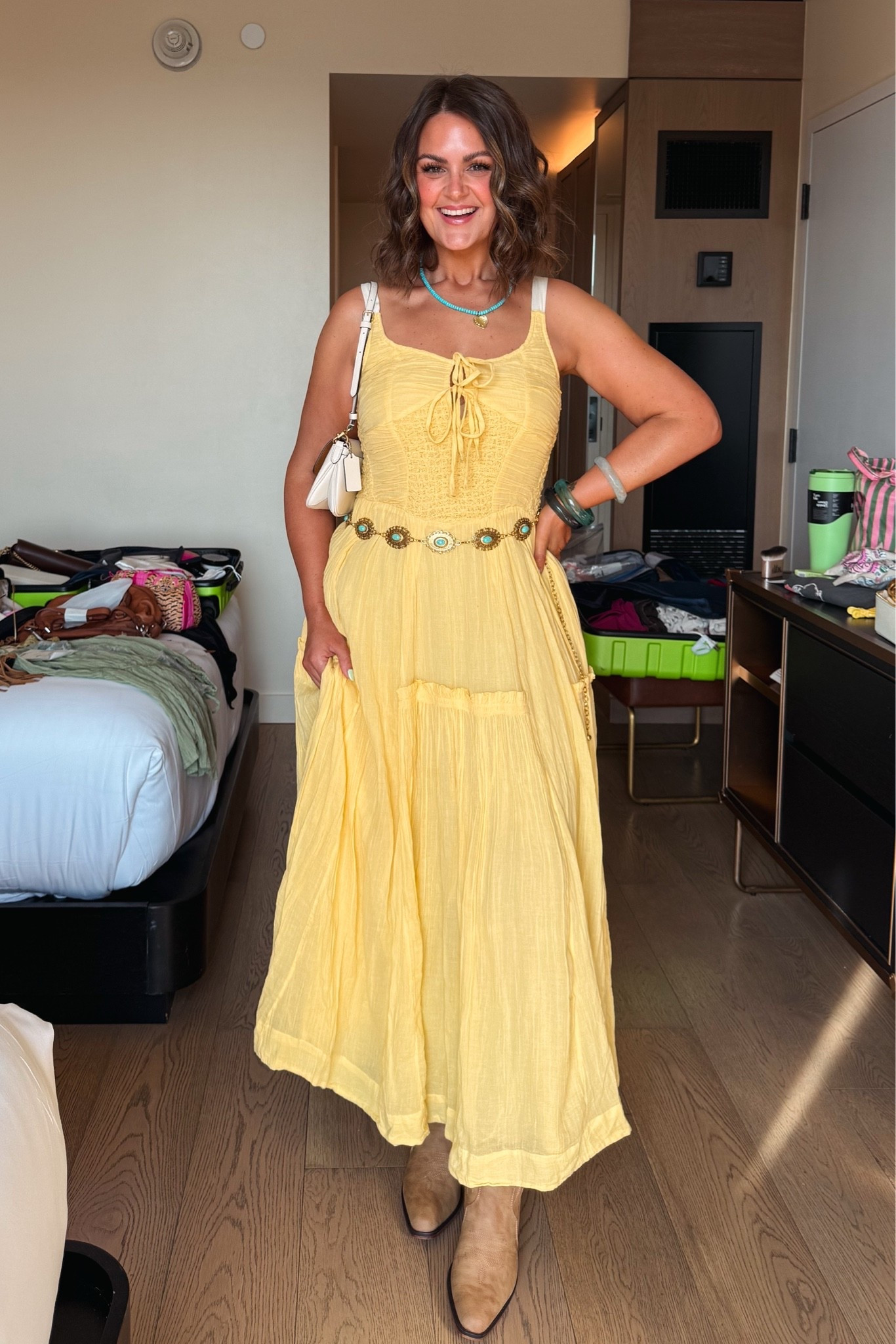 Nashville ootd, day 1
Dress, large. Boots, 10

Size 12, midsize, cma fest, country concert outfit

#LTKootd #LTKMidsize #LTKOver40