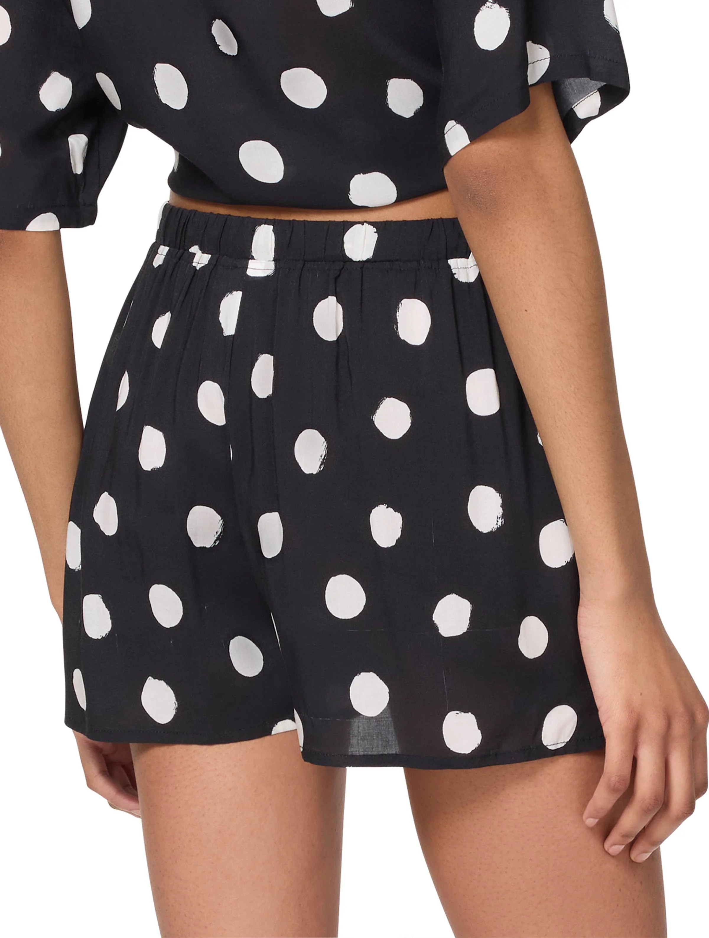 kate spade new york Tie Front Cover up Shorts - Paint Dot | Beach2Ocean