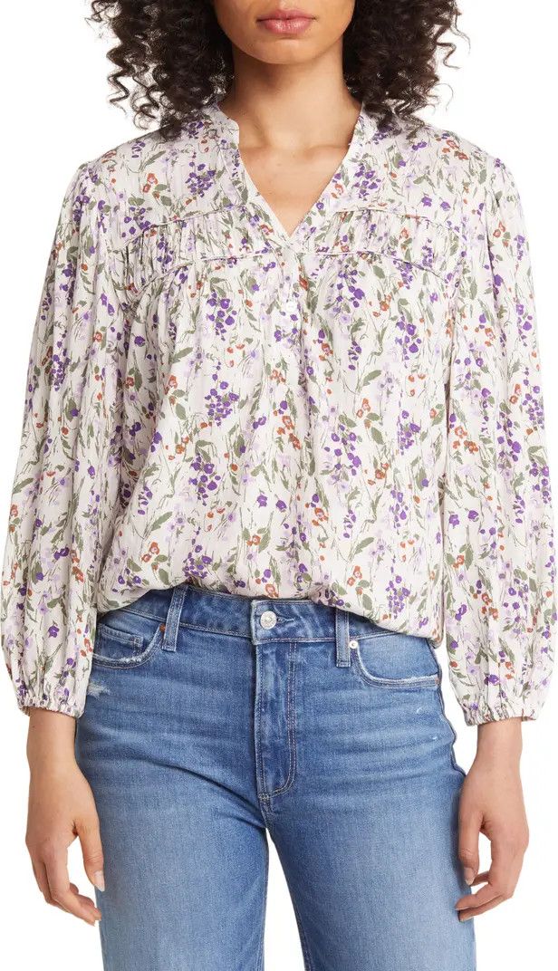 Caslon® Gathered Yoke Popover Top | Nordstrom | Nordstrom