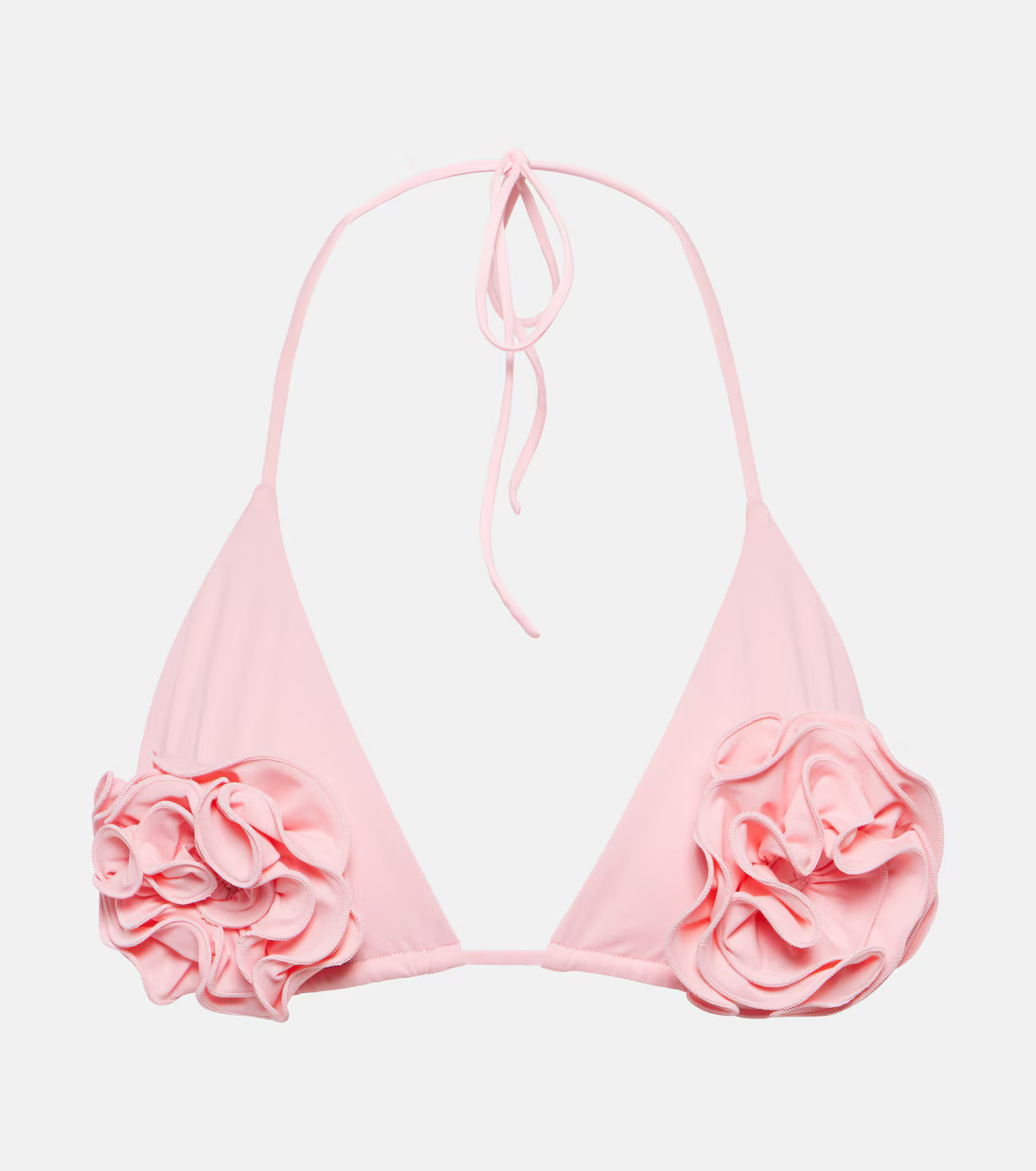 Floral-appliqué triangle bikini top | Mytheresa (US/CA)