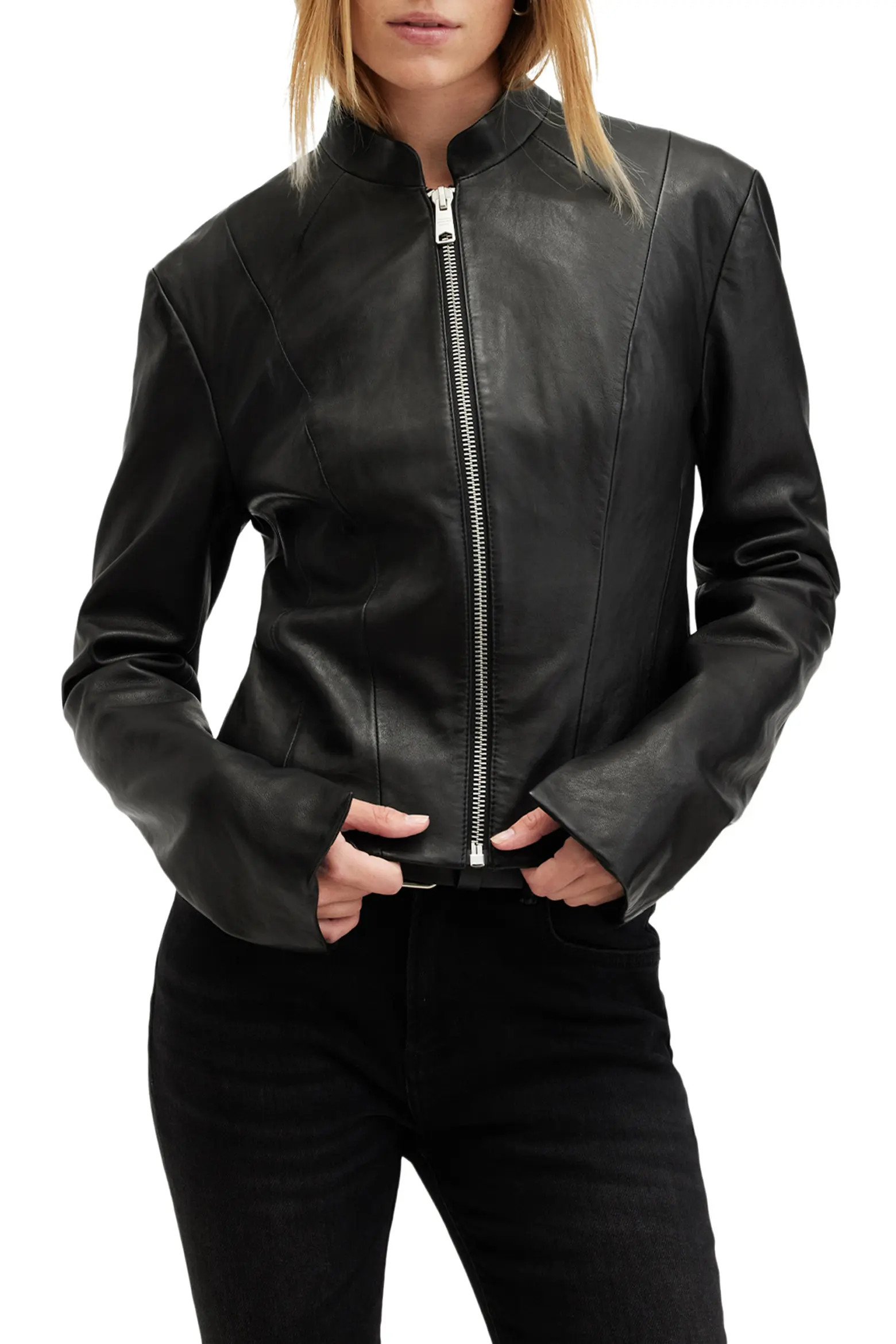 Sadler Leather Jacket (Women) | Nordstrom | Nordstrom