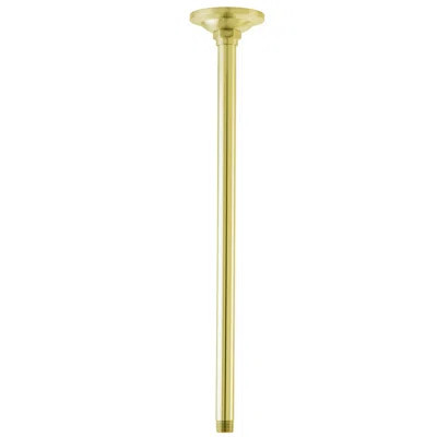 Kingston Brass Shower Scape 17-Inch Rain Drop Ceiling Mount Shower Arm with Round Flange | Wayfair North America