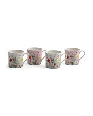 Set Of 4 Assorted Bunny Mugs | Easter | Marshalls | Marshalls