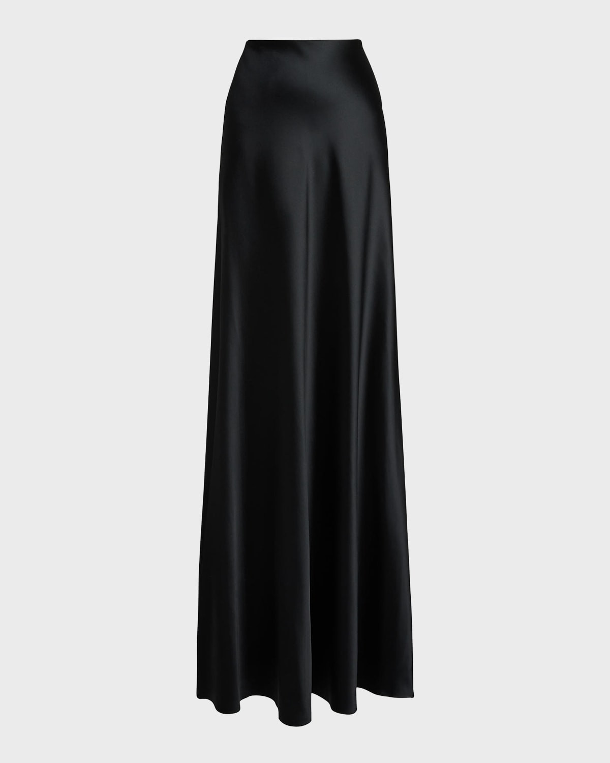 Masina Luxury Stretch Satin Maxi Skirt | Neiman Marcus