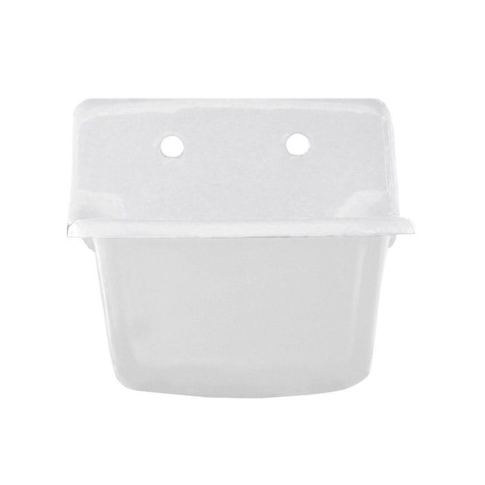 Falco 22 Inch Cast Iron High Back Deep Utility Sink | Vintage Tub & Bath