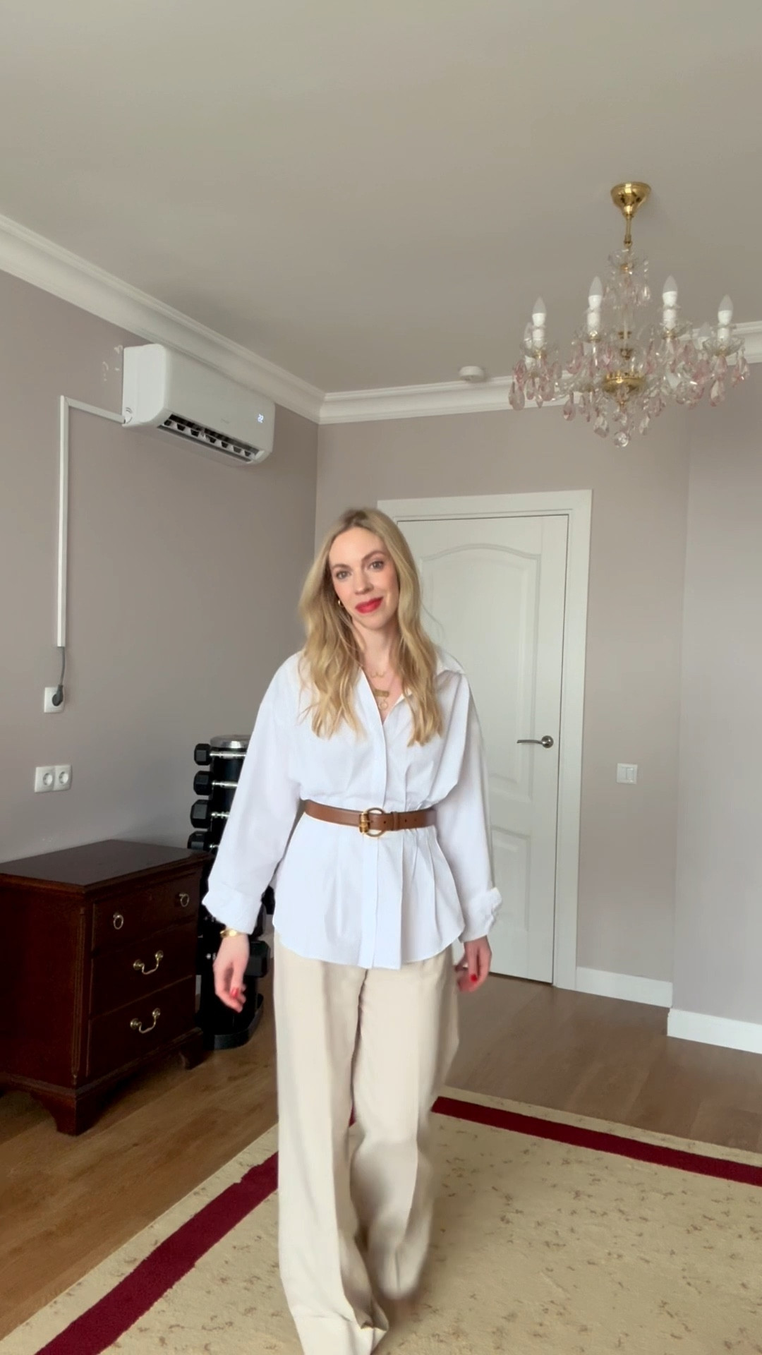 Spring workwear, business casual, @Zara white button down shirt, Gucci belt, linen blend pants 

#LTKOver40 #LTKSeasonal #LTKWorkwear