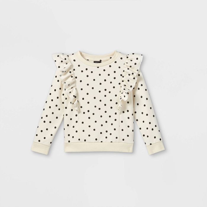 Toddler Girls' Ruffle Sweatshirt - art class™ | Target