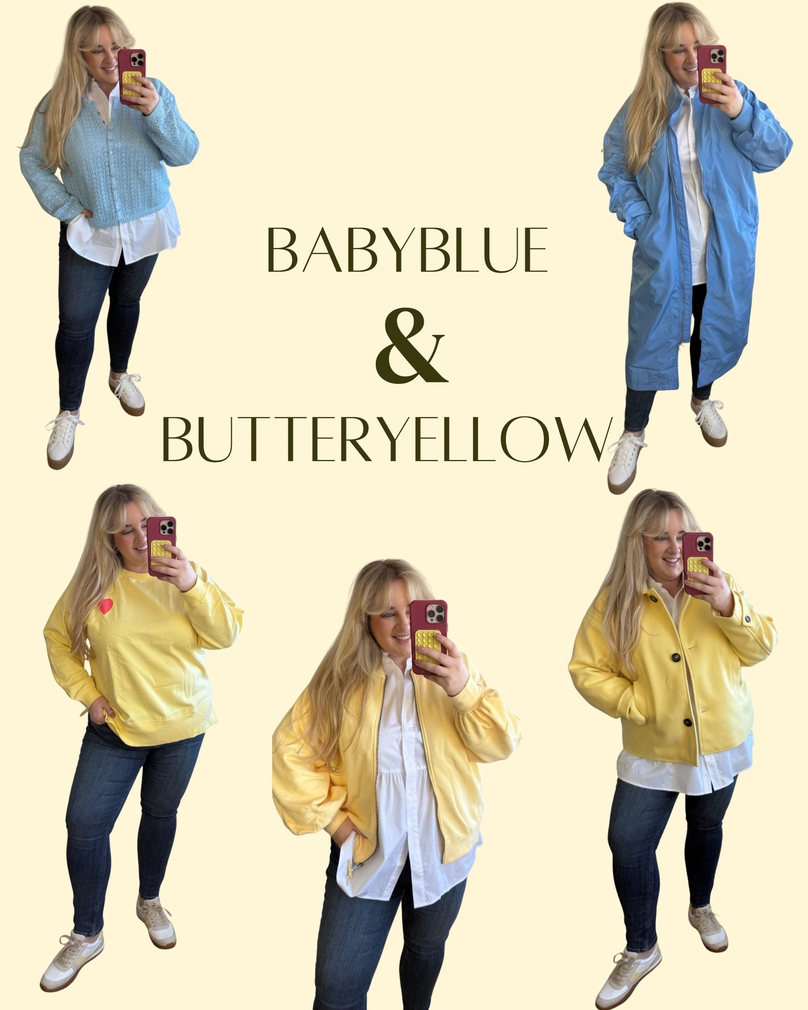 Babyblue & Butteryellow 💙💛

15% sparen mit dem Code: beau15ty

vom 17.03. -einschl. 19.03.2026
einmalig einlösbar pro Kundin
gilt in DE App & Webshop

#denim #jeans #butteryellow #babyblue #plussizefashion

#LTKspring #LTKdeutschland #LTKplussize