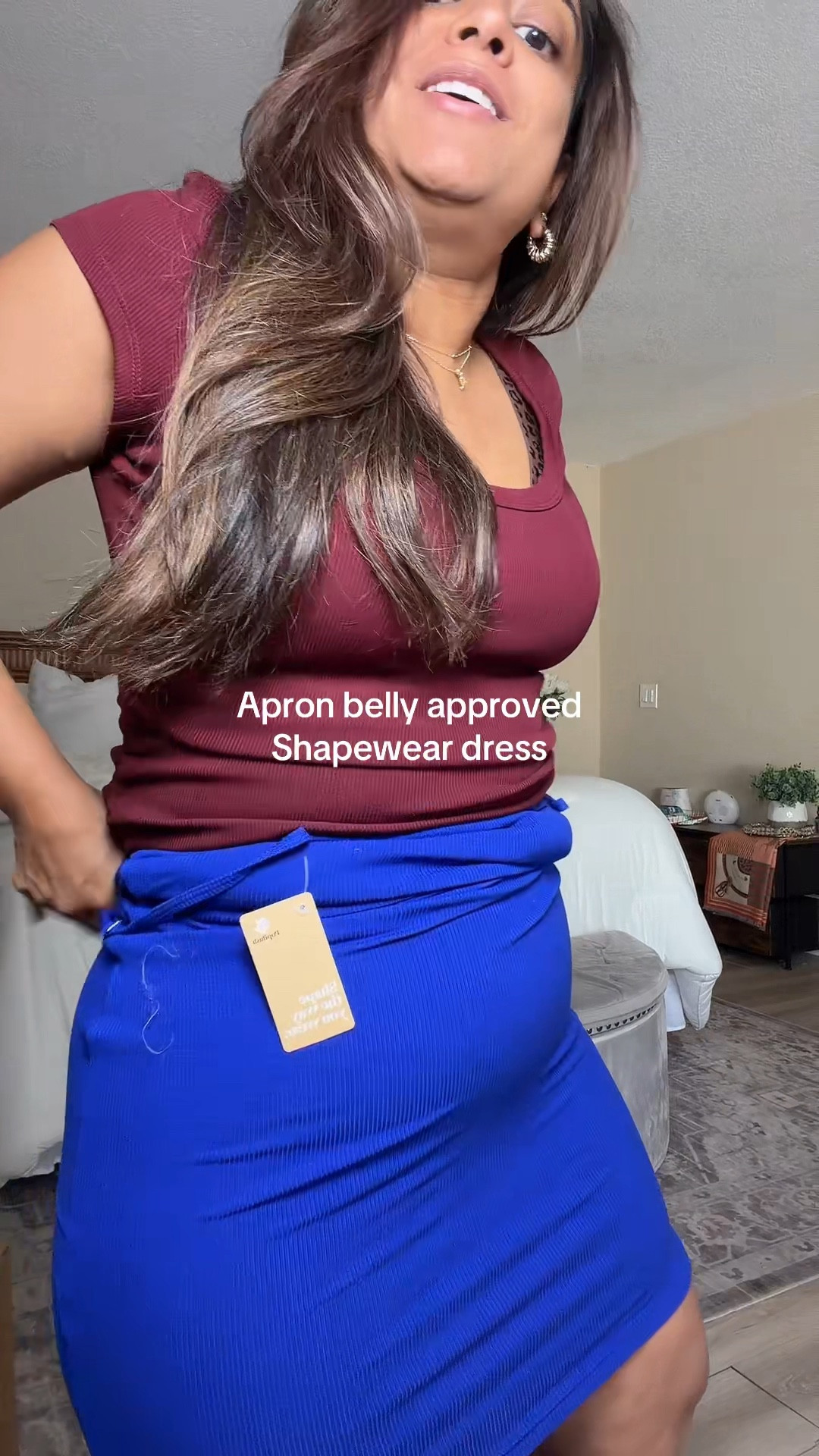 Built in shapewear ina mink dress?! Yes please! 

#LTKootd #LTKMidsize #LTKPlusSize