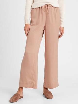 Wide-Leg Pull-On Pant | Banana Republic Factory