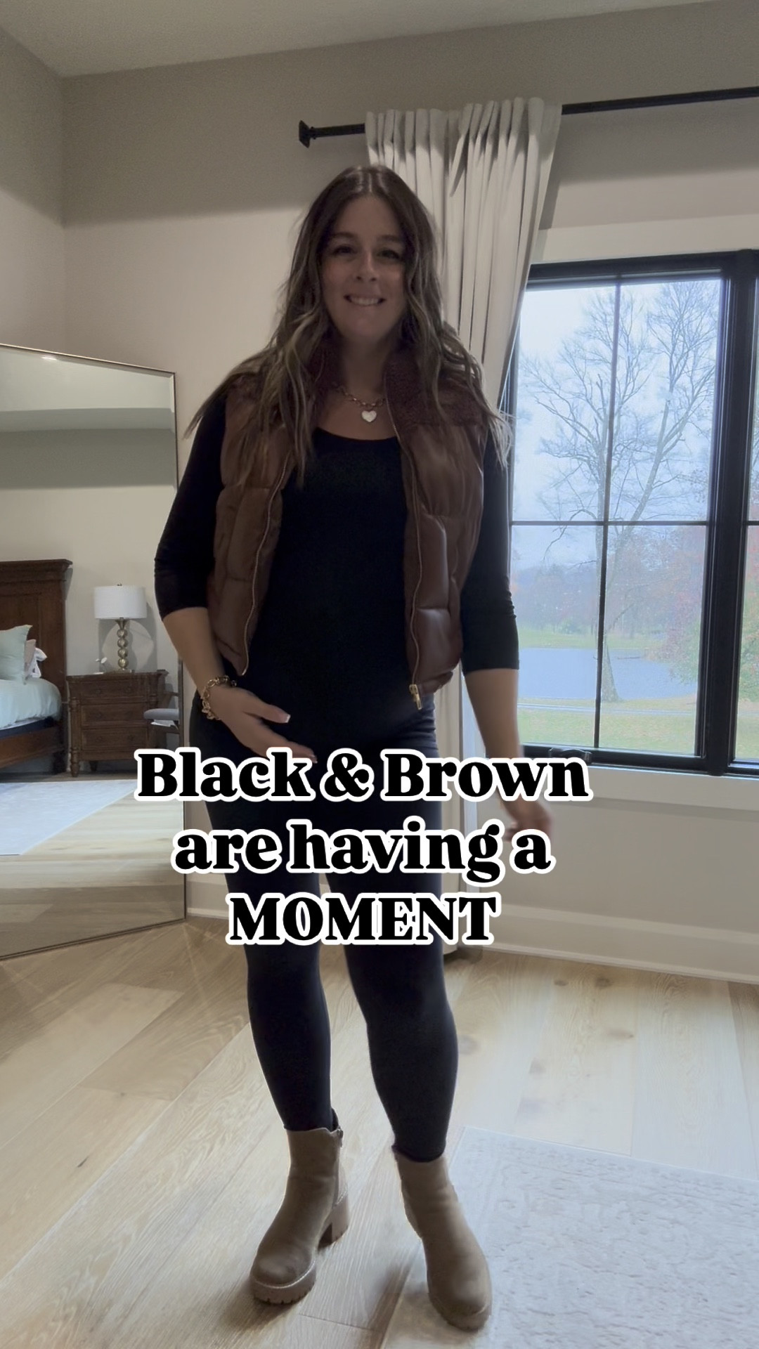 Black & brown are having a moment 🤍

#LTKStyleTip #LTKBump #LTKSeasonal
