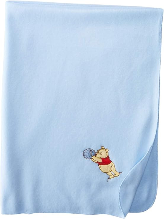 Disney Baby Winnie the Pooh Fleece Blanket Blue | Amazon (US)