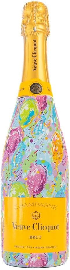beaubottles Happy Birthday Balloons Wrap for Champagne – Veuve Edition – Custom Wine Bottle L... | Amazon (US)