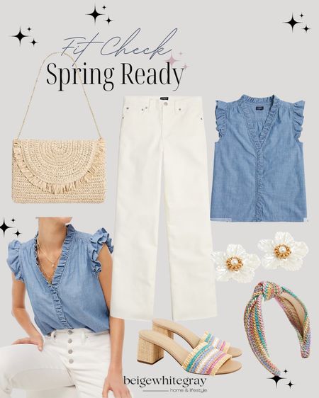 Spring / summer ready with this easy and cute outfit for brunch with the girls! 

#LTKsalealert #LTKshoecrush #LTKSeasonal