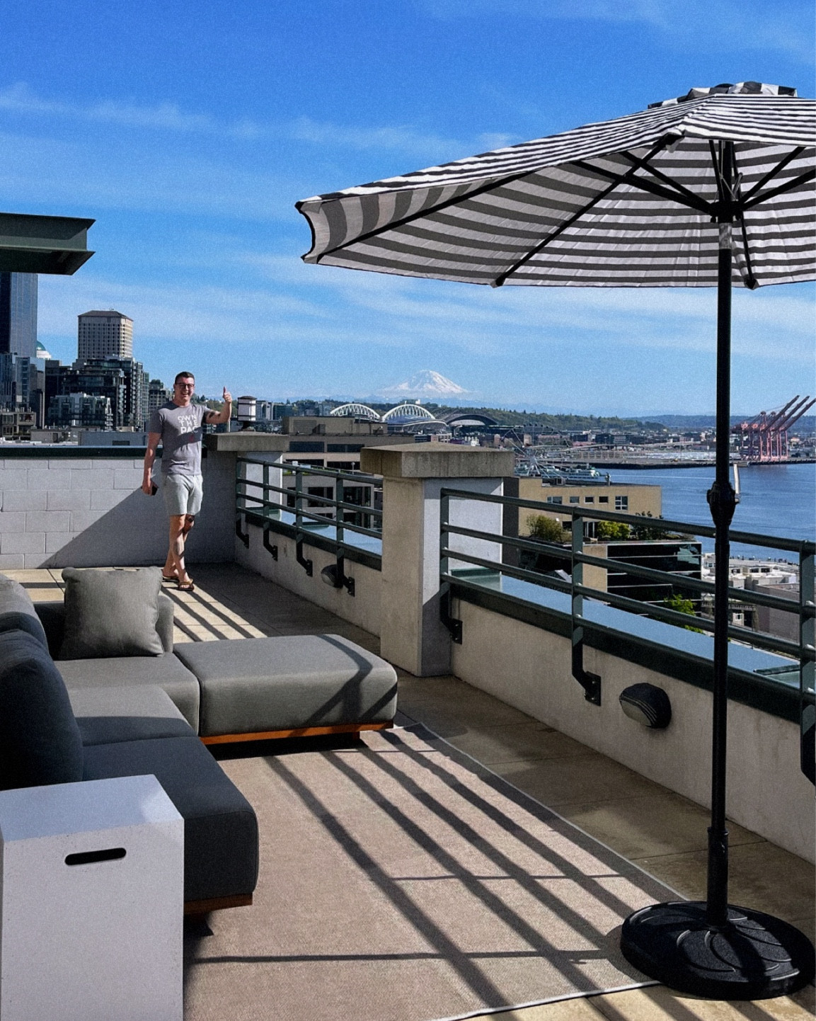 Outdoor furniture (so far) for our rooftop patio 

#LTKSeasonal #LTKhome