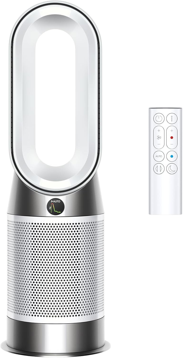 Dyson Purifier Hot+Cool Gen1 HP10 - HEPA Air Purifier, Fan & Heater, 350° Oscillation, 10 Levels, bladeless (White) | Amazon (US)