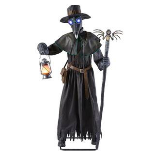 Home Accents Holiday 7 ft. Animated LED Plague Doctor 24PA00482 - The Home Depot | The Home Depot
