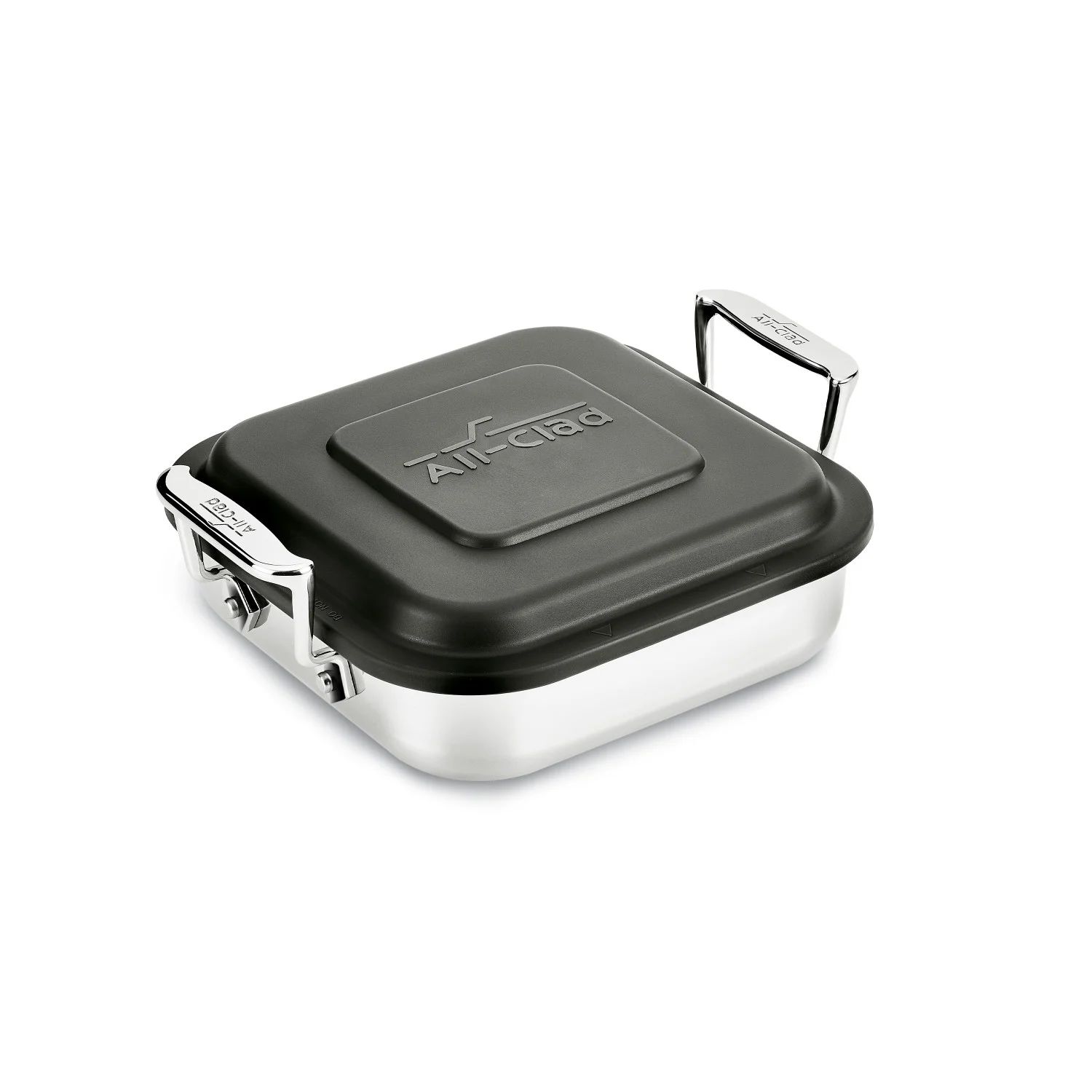All-Clad Gourmet Accessories, Stainless Steel Square Baker with lid, 8 inch | Walmart (US)