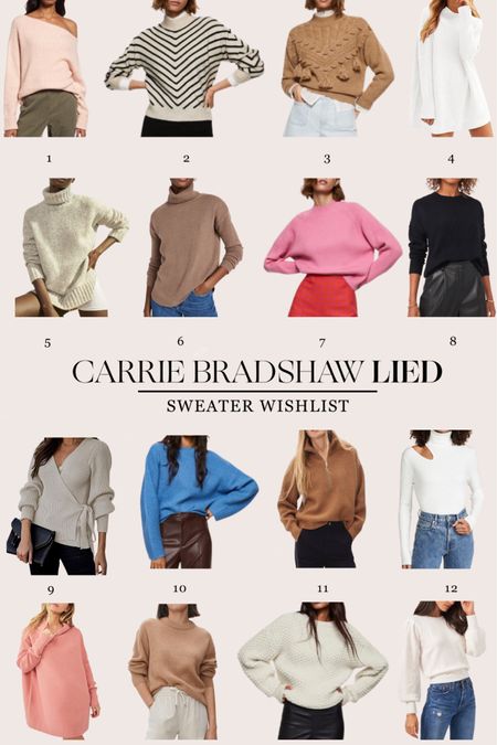 My sweater picks today on CarrieBradshawLied.com 🥰😍

#LTKSeasonal
