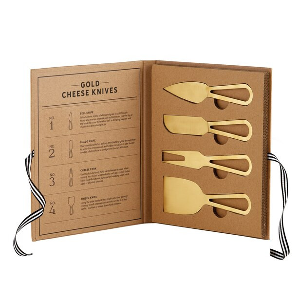 GOLD CHEESE KNIVES GIFT SET | Indigo (CA)
