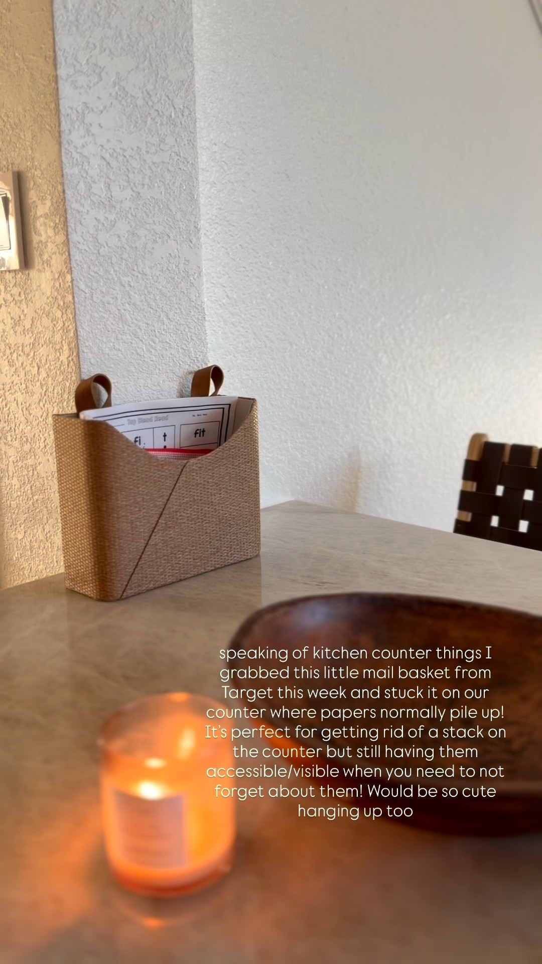 The cutest little mail/paper basket from Target! 

#LTKmomlife #LTKFindsUnder50 #LTKHome