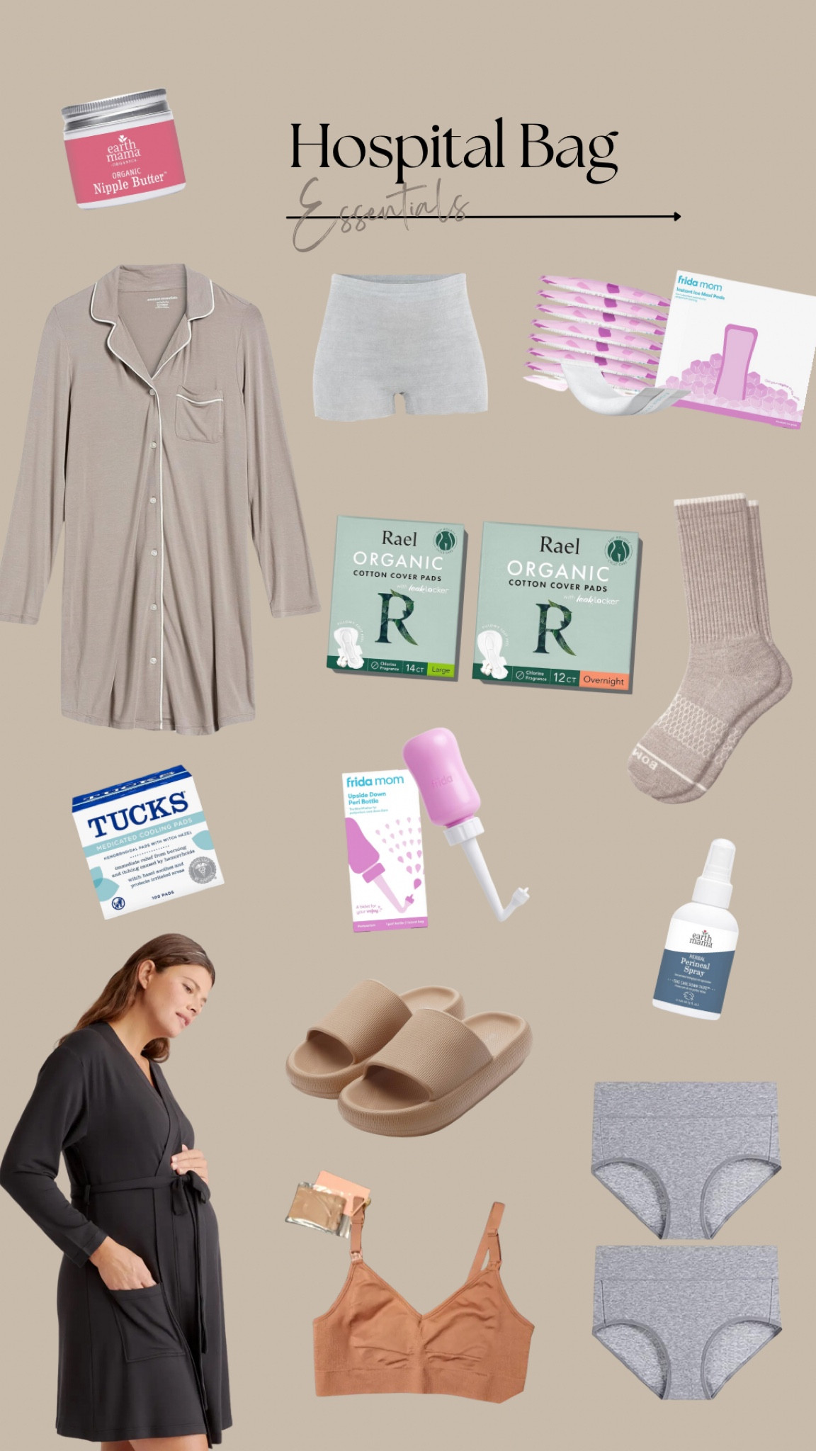 Hospital Bag Essentials

Packing for hospital, postpartum essentials, postpartum care, postpartum healing, maternity, pregnancy care, pregnancy journey, maternity robe, wool socks, bombas, Rael, Frida mom, quince maternity 

#LTKBaby #LTKBump