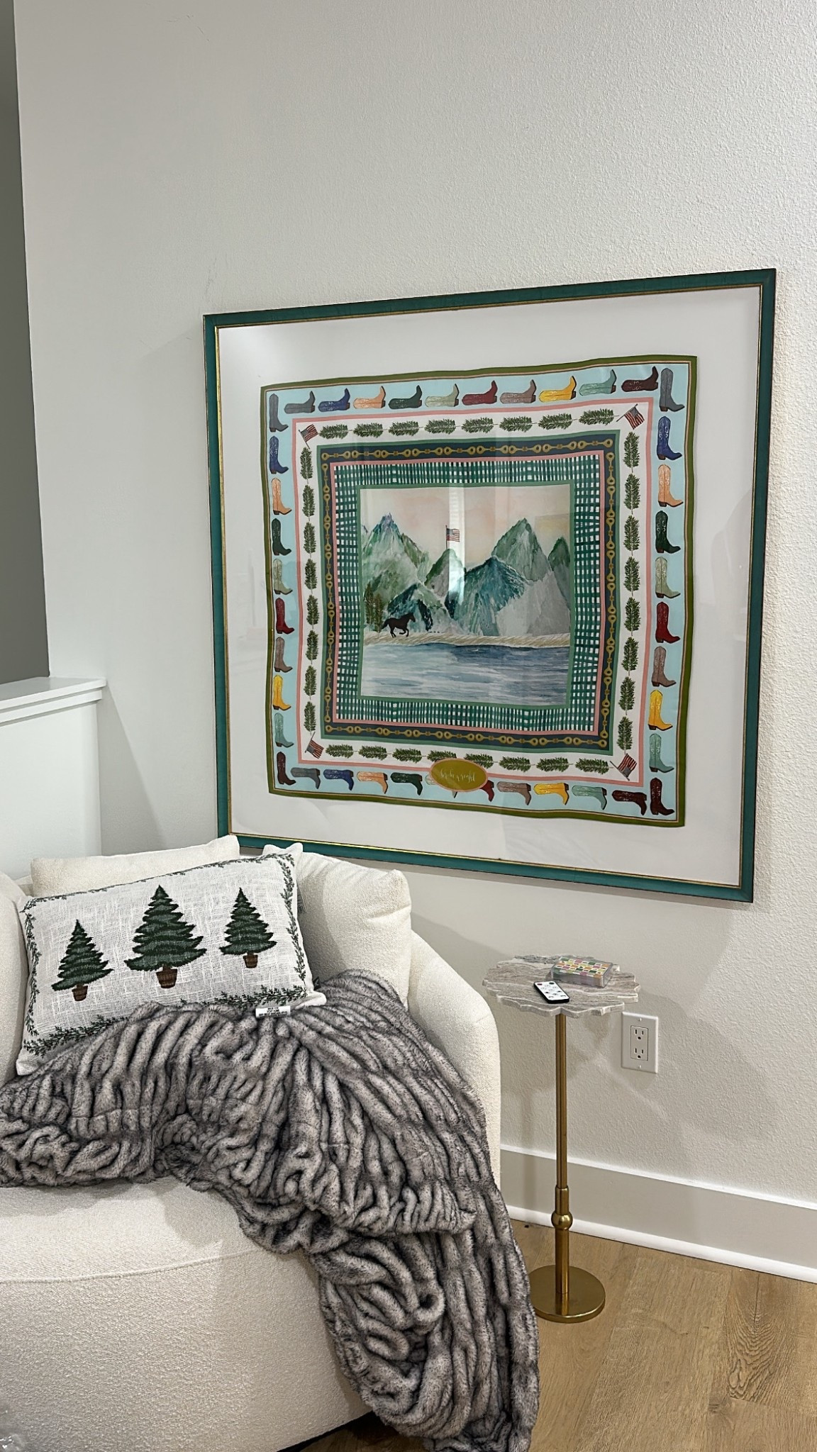 Add a touch of classic charm to your Christmas decor with the My Texas House 14" x 22" Ivory Trees Cotton Holiday Decorative Pillow. This festive holiday pillow will be a cozy addition to your bed, couch, or favorite chair, featuring a trio of embroidered trees and a red-berried branch border on cotton slub fabric. Each oblong decorative pillow measures 14 x 22 inches and is designed to coordinate with My Texas House holiday bedding and decor collections (sold separately). Created by home decor blogger and influencer Erin Vogelpohl, My Texas House decor reflects Erin's signature modern farmhouse and fresh country style.

#LTKHome #LTKSaleAlert #LTKHoliday