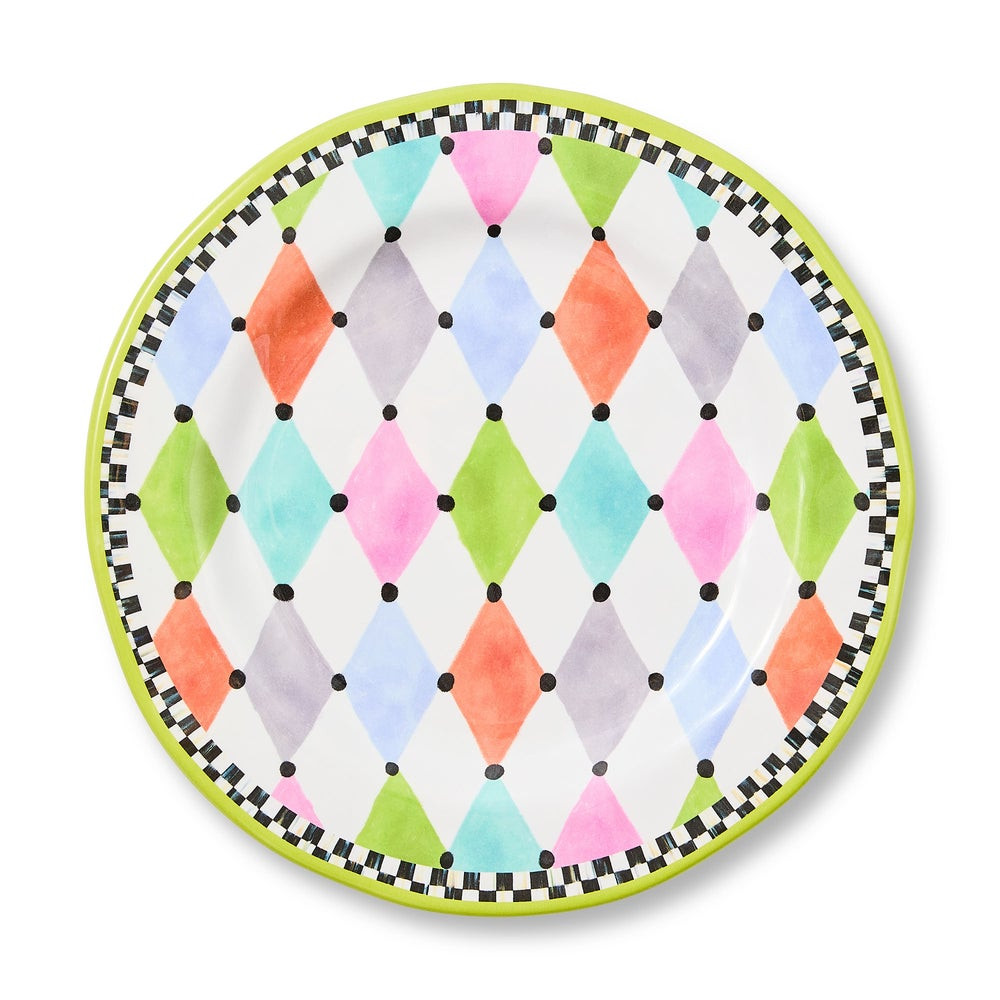 Palm Springs Melamine Salad Plates, Set of 4 | MacKenzie-Childs