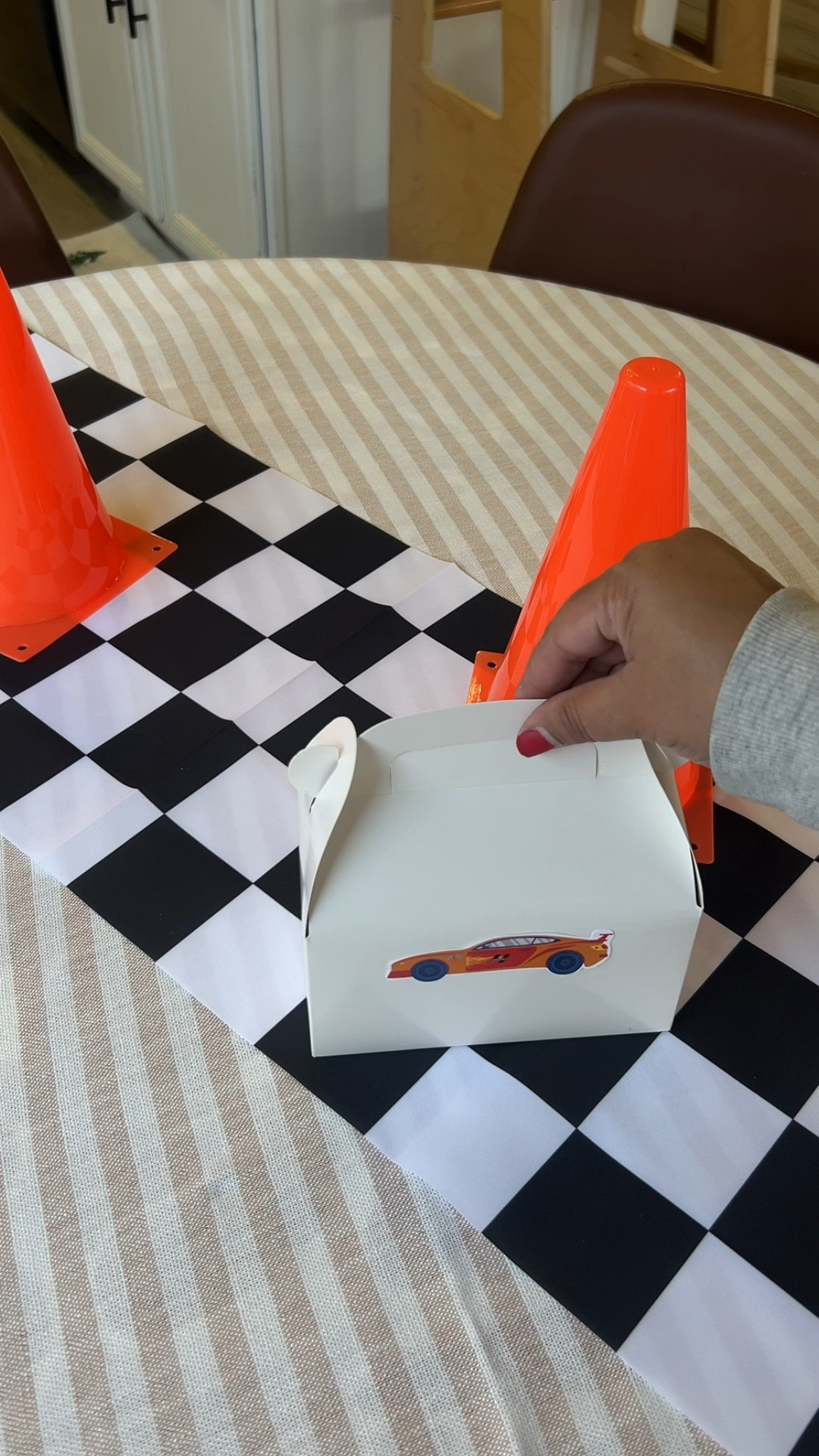 Race car party favor bags for hot wheels 4th birthday party 🥳🏁

#LTKParties #LTKKids #LTKBaby