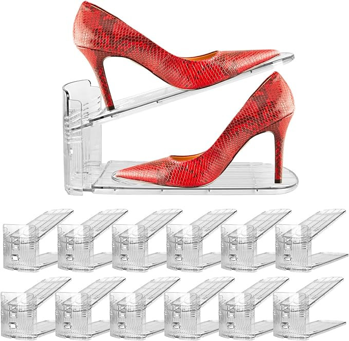Yes!Fresh Shoe Slots Organizer, Boutique Display Style Shoe Stacker for A Pair of Shoes, Separabl... | Amazon (US)