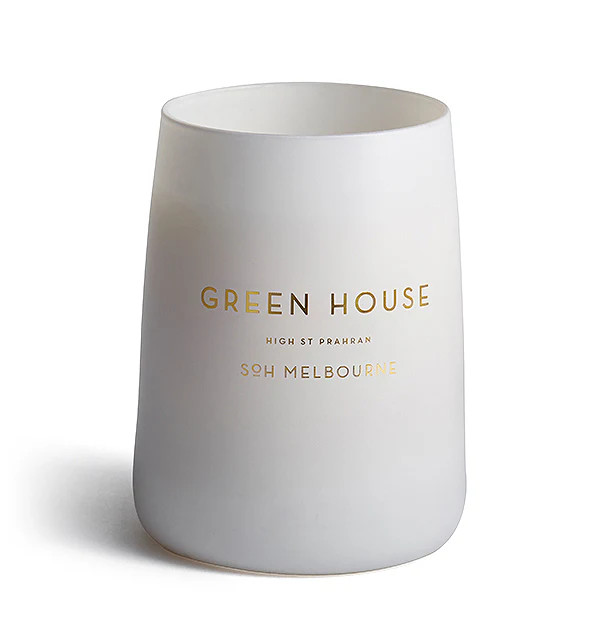 Green House White Matte Glass Candle | Paloma & Co.