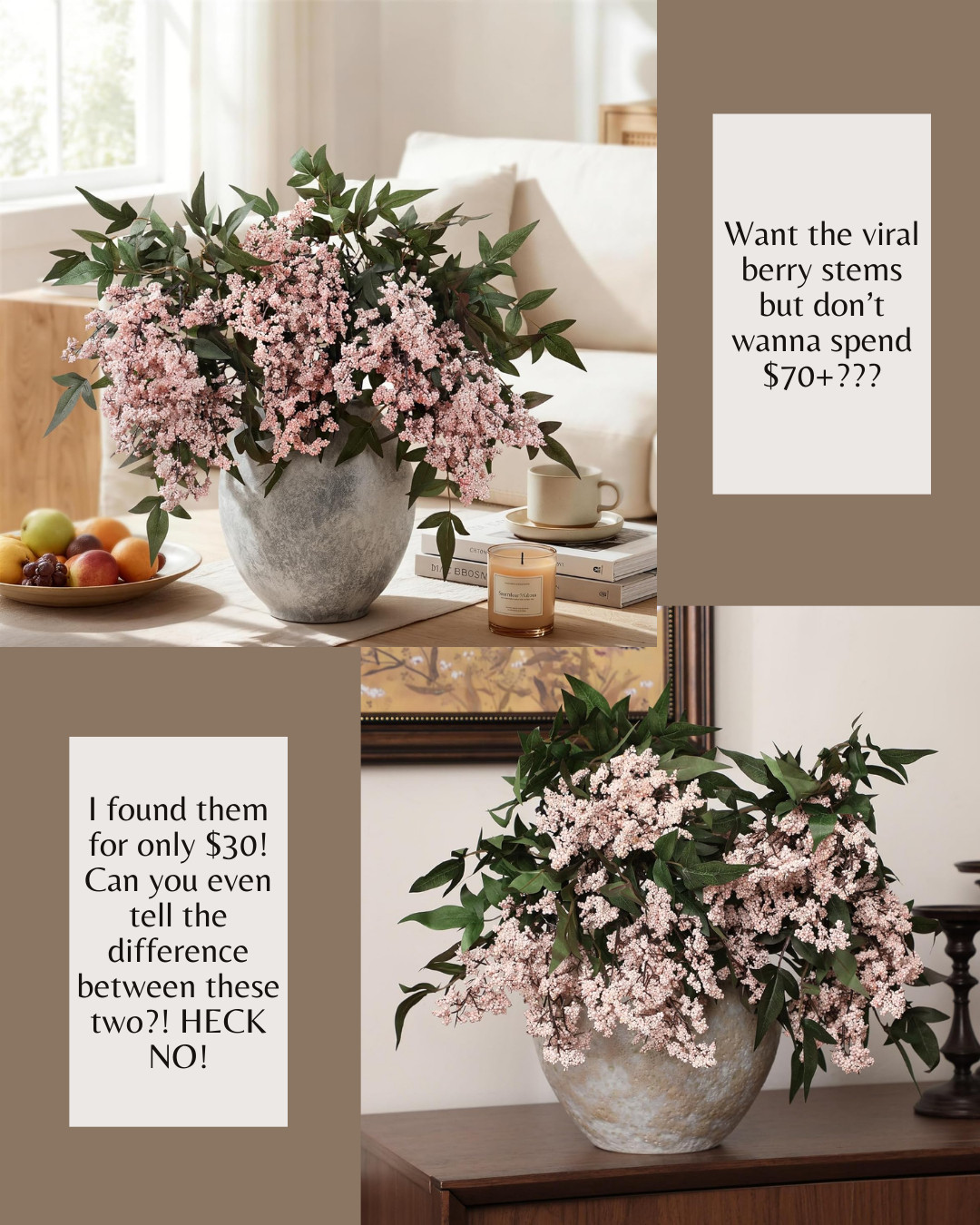 I found the viral berry stems for just $30!  Hurry these will sell out fast!

 

 #LTKSeasonal #LTKHome #LTKSaleAlert