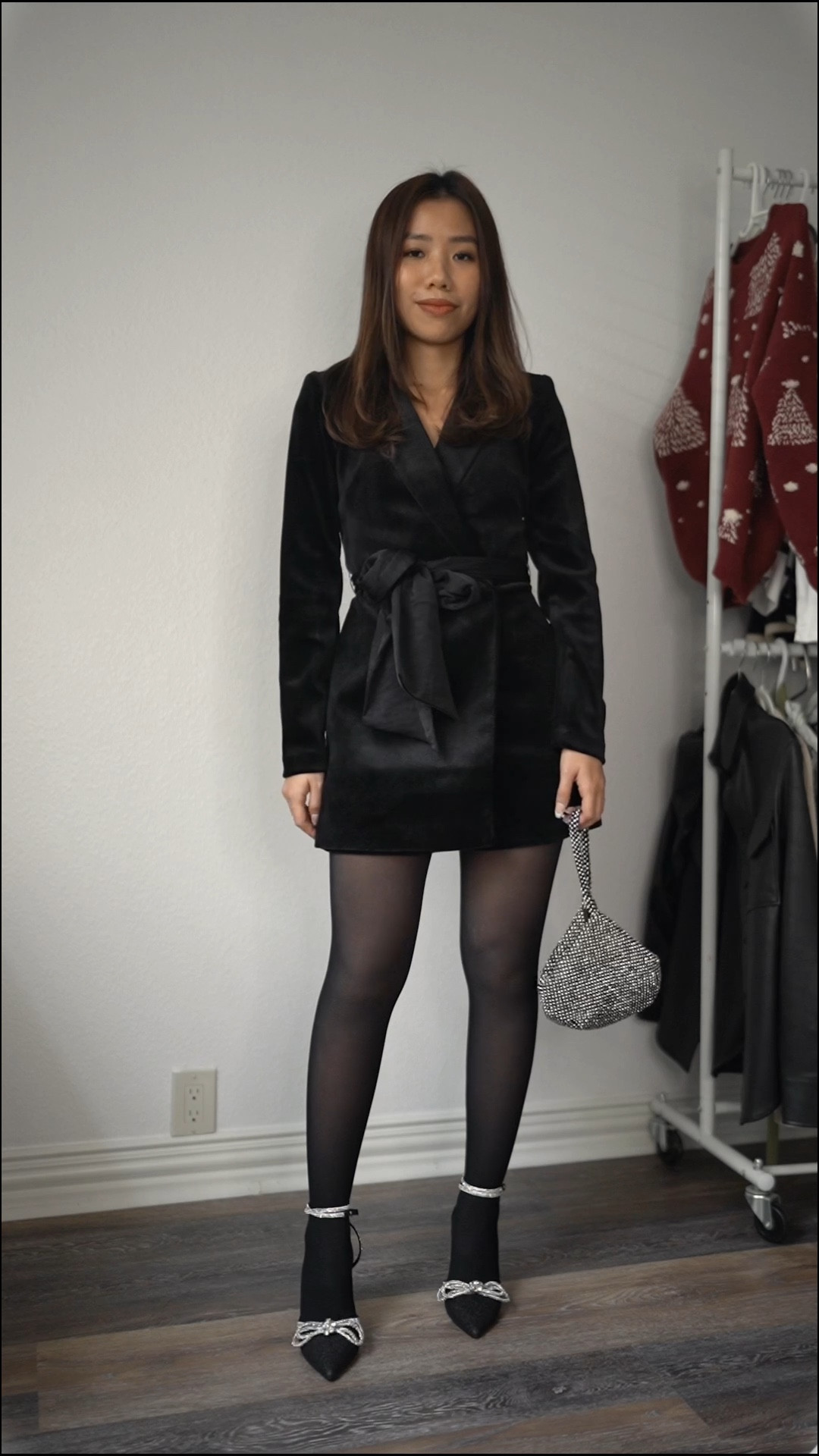 This romper from @express is 😍#December2022 #ExpressPartner #ExpressYou If you are looking for a chic romper that can be worn to holiday parties or date nights, this is the one! I style it with rhinestones heels and a glitter bag to add more fun. Outfit details in bio! 

FYI, I'm wearing size 0. This romper has thick material and is very well made. However, it's not stretchy so if you are on the curvy side, I would recommend size up! You can also tie the bow in the front or at the back.

#holidayoutfit #holidayoutfits #holidayoutfitideas #blackoutfit #blackoutfits #datenightoutfit #datenightlook #datenightoutfits #grwm #stylingideas #stylingtips #petitefashionblogger #petitefashion #asianfashionblogger #asianfashion #ootddetails #outfitstyling #classystyle #weekendoutfits #classyanfashionable

outfit inspo . capsule wardrobe . fashion style . winter outfit

#LTKHoliday #LTKGiftGuide #LTKSeasonal