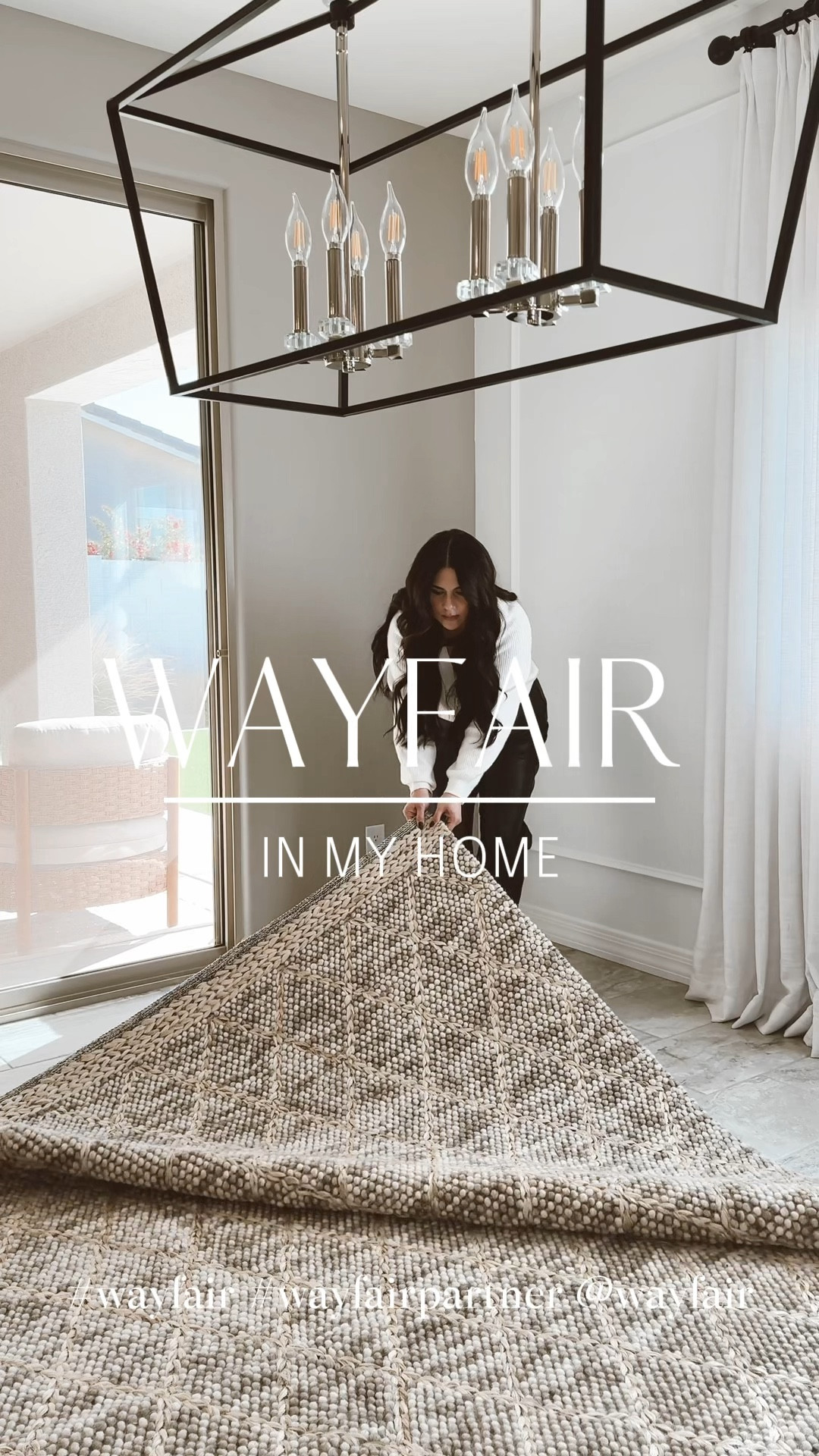 I’m excited to showcase some of my favorite Wayfair pieces in my home! Now is the perfect time to snag those pieces you’ve had your eye on, as they’re currently on sale. #wayfair #wayfairpartner #ad @wayfair #onlyatwayfair 
.
.
Round mirror - dining room rug - living room rug - console table - christmas decor ideas table lamp - accent stool - ottoman #LTKchristmas 

#LTKHoliday 

#LTKHome #LTKSaleAlert