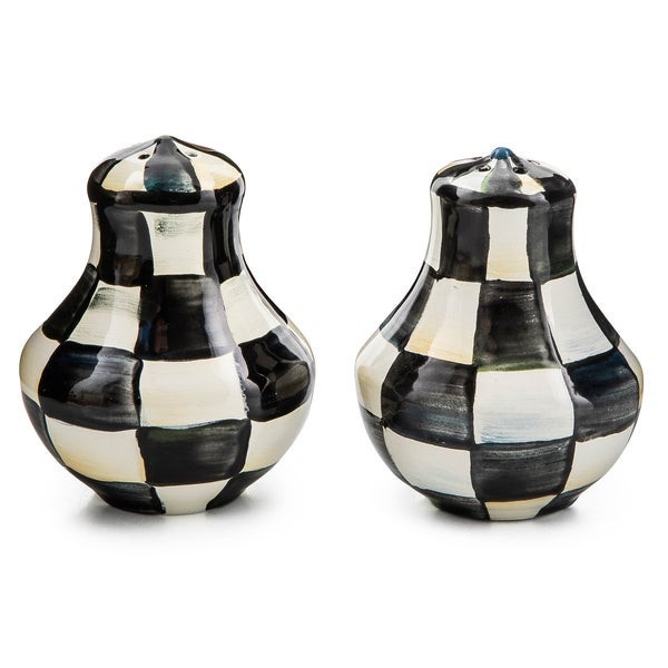 MacKenzie-Childs Courtly Check Salt & Pepper Shakers | MacKenzie-Childs