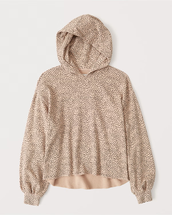 Terry Cutoff Popover Hoodie | Abercrombie & Fitch (US)