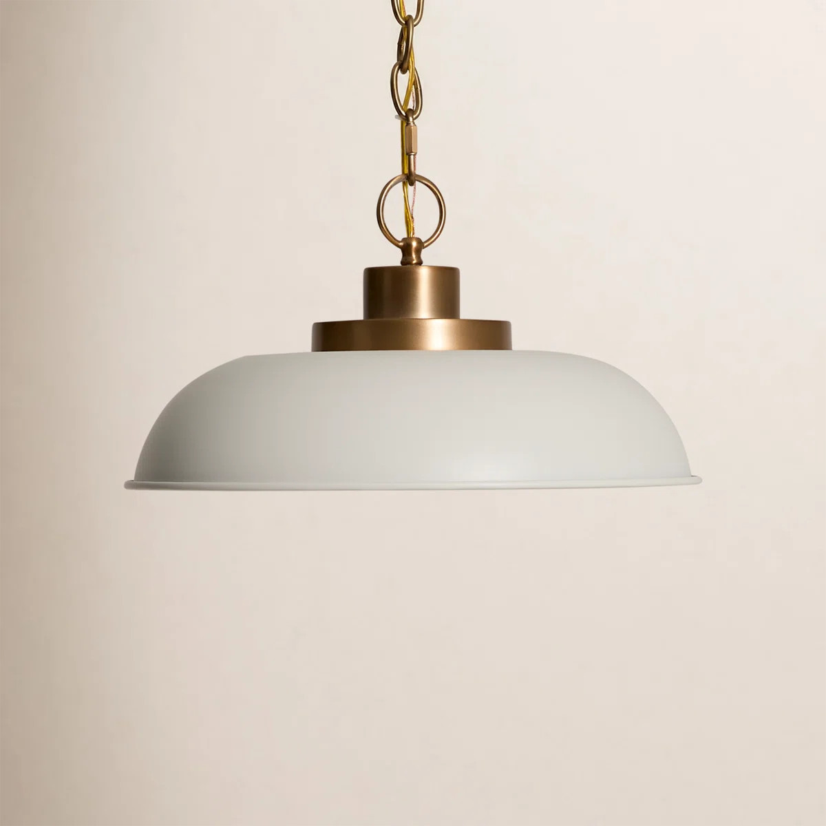 Eddy 1-Light Dimmable Steel Dome Pendant | Wayfair North America