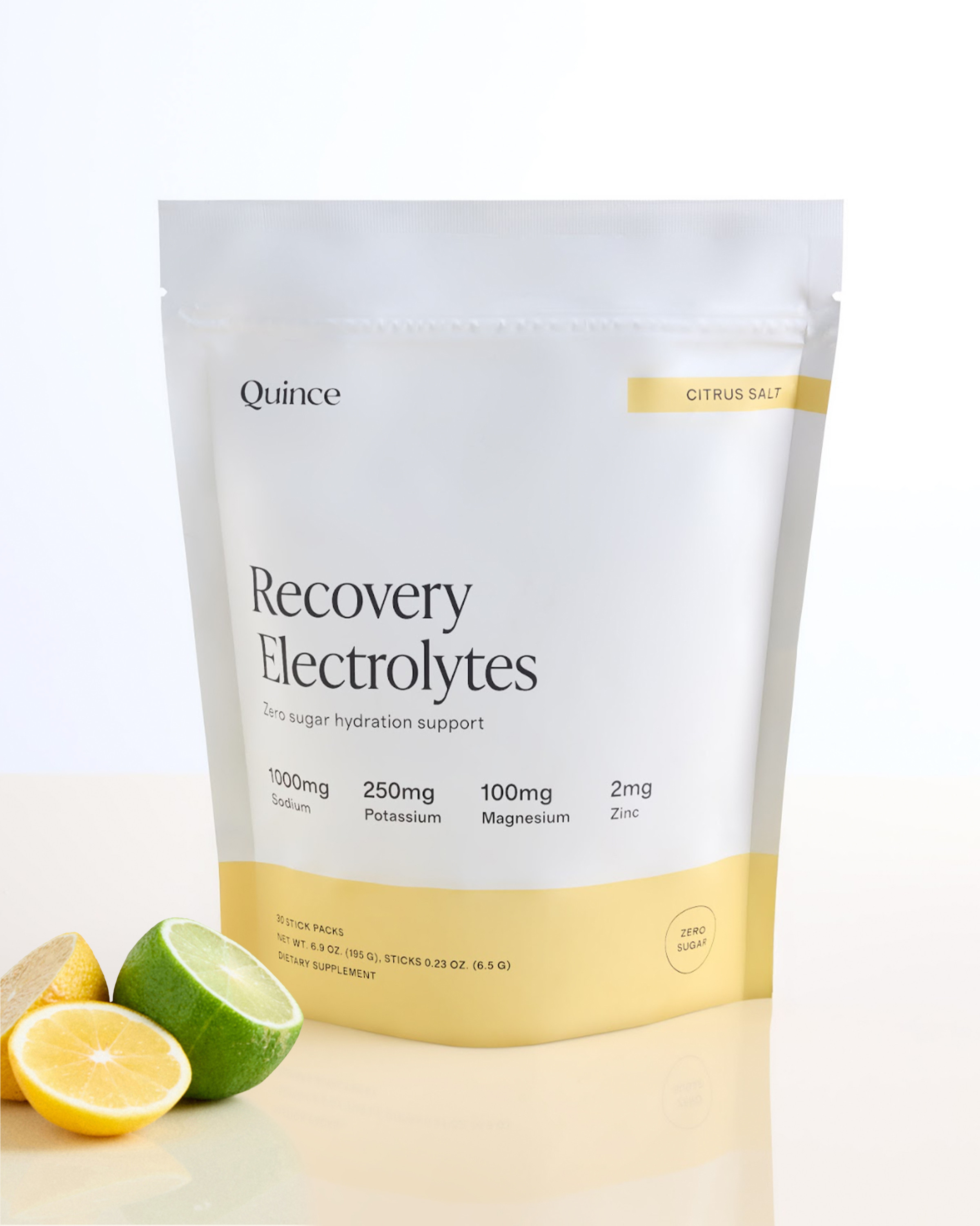 Quince | Recovery Zero Sugar Hydration in Citrus Salt, Vitamins | Quince