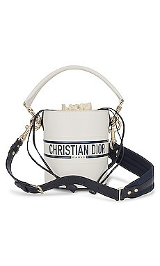 FWRD Renew Dior Vibe Bucket Bag in White from Revolve.com | Revolve Clothing (Global)