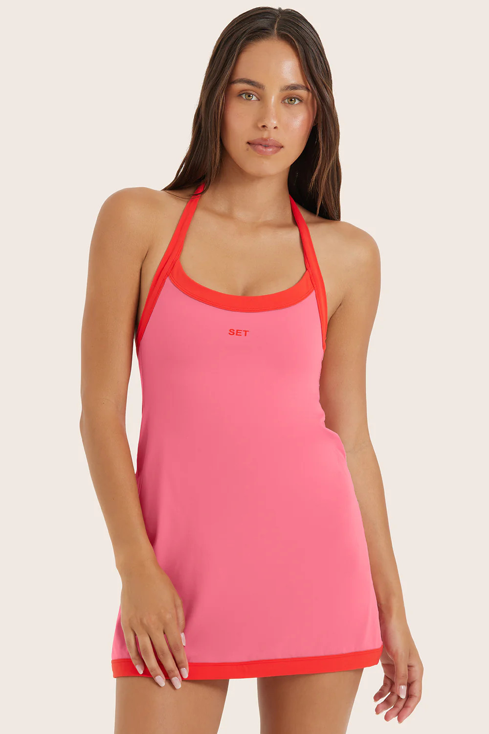 SPORTBODY® SPORTY HALTER DRESS - LOTUS | SET Active