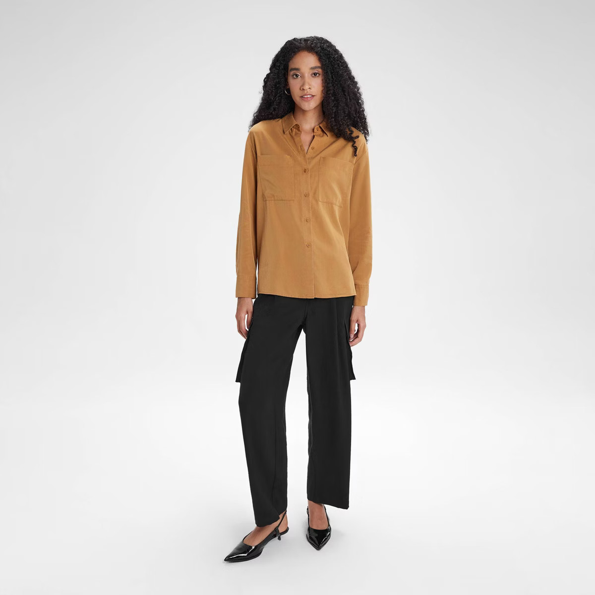 Women's Long Sleeve Button-Down Shirt - A New Day™ | Target
